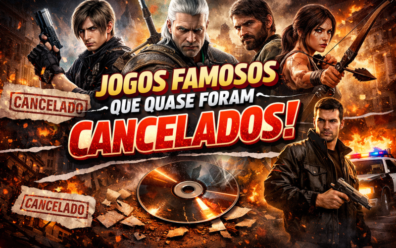 Do cancelamento ao sucesso: jogos icônicos que quase não existiram