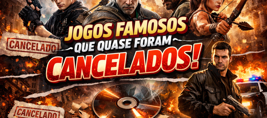 Do cancelamento ao sucesso: jogos icônicos que quase não existiram